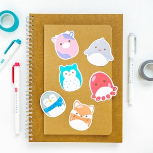 Mehr Süße Pastell Squishmallow Sticker 2.