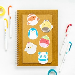Mehr Süße Pastell Squishmallow Sticker 3.
