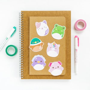 Weitere süße Pastell Squishmallow Sticker 1.