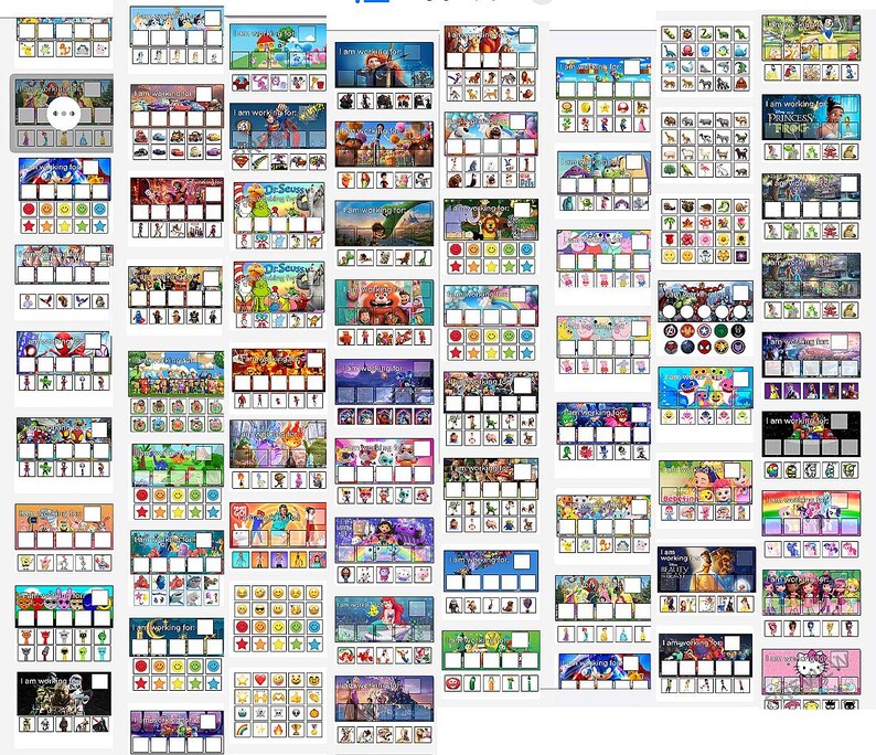 50+ Token Boards, Over 350 Tokens (100 Dollar Value!) - Etsy