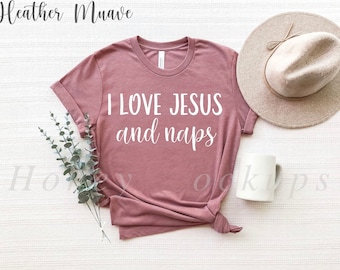 I Love Jesus And Naps Christian Shirt