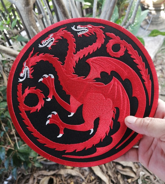 Grande casa Targaryen Dragon Game of Thrones Simbolo ricamato - Etsy Italia