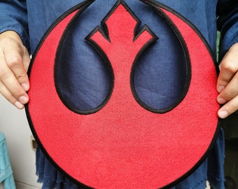 Large Rebel Alliance Star Wars Squadron Jedi Symbol Embroidered Iron-on  Sew-On Patch