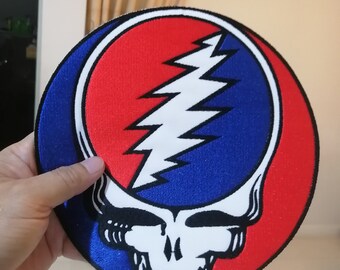 Grateful Dead Rock Band Music Popular bands of the 60's symbol Logo Badge Embroidered Iron on Sew Patch