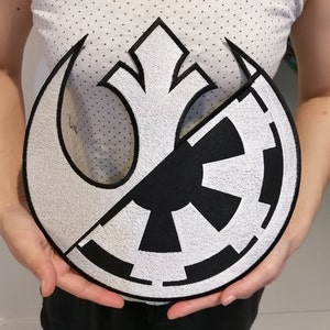 Large Rebel Alliance Galactic Star Wars Squadron Jedi Symbol Embroidered Iron-on  Sew-On Patch