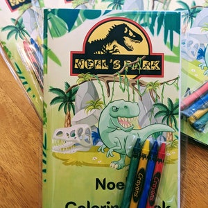 Custom Coloring Book / Name Personalized Kids Coloring Books For Birthday Party / Kids Party Favors / Custom Kids Party Books / ANY THEME