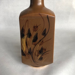 Vintage 1972 Pacific Stoneware Vase /// B. Welsh /// Pottery