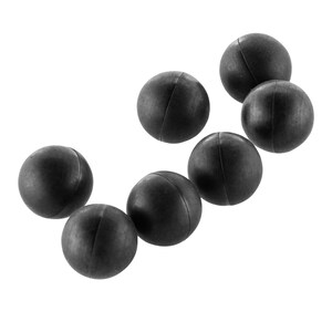 100 Hard Rubber Balls Paintballs Reballs Defense Pistols 50 Caliber