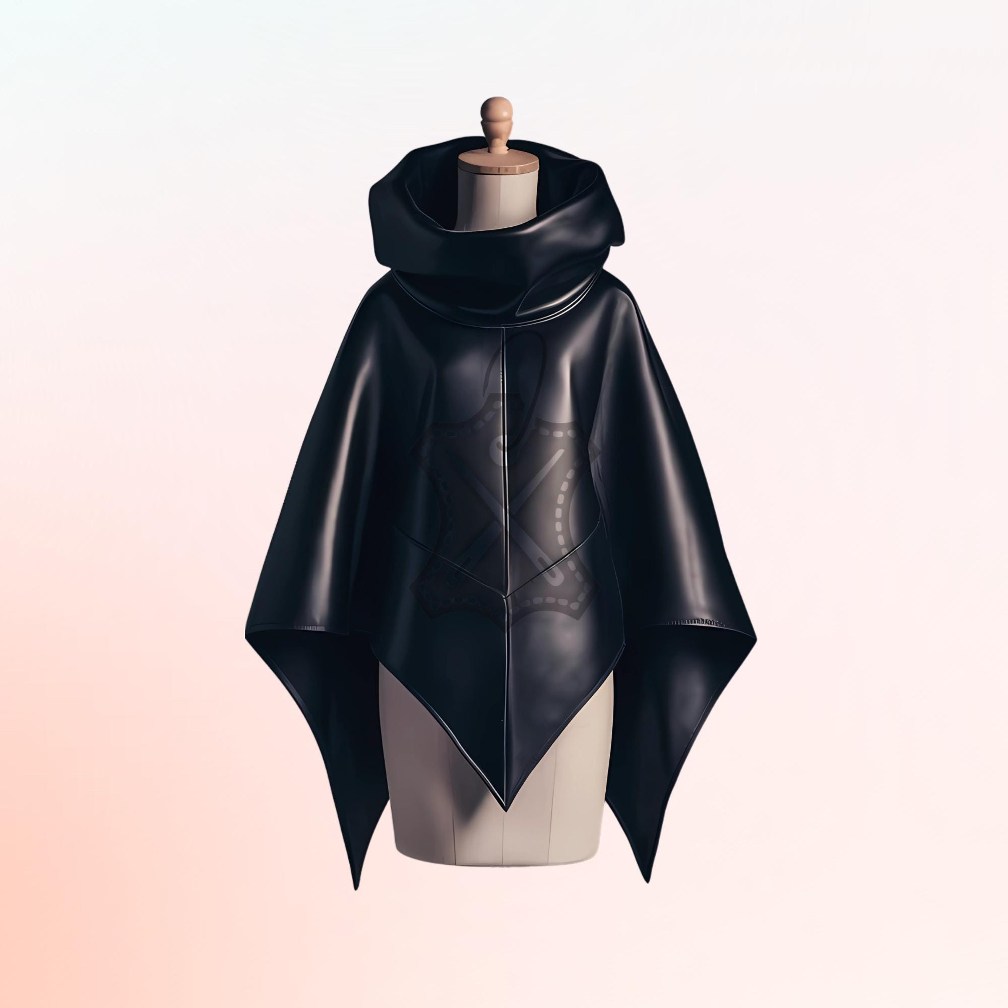 Leather Poncho - Etsy Leather Poncho - Etsy