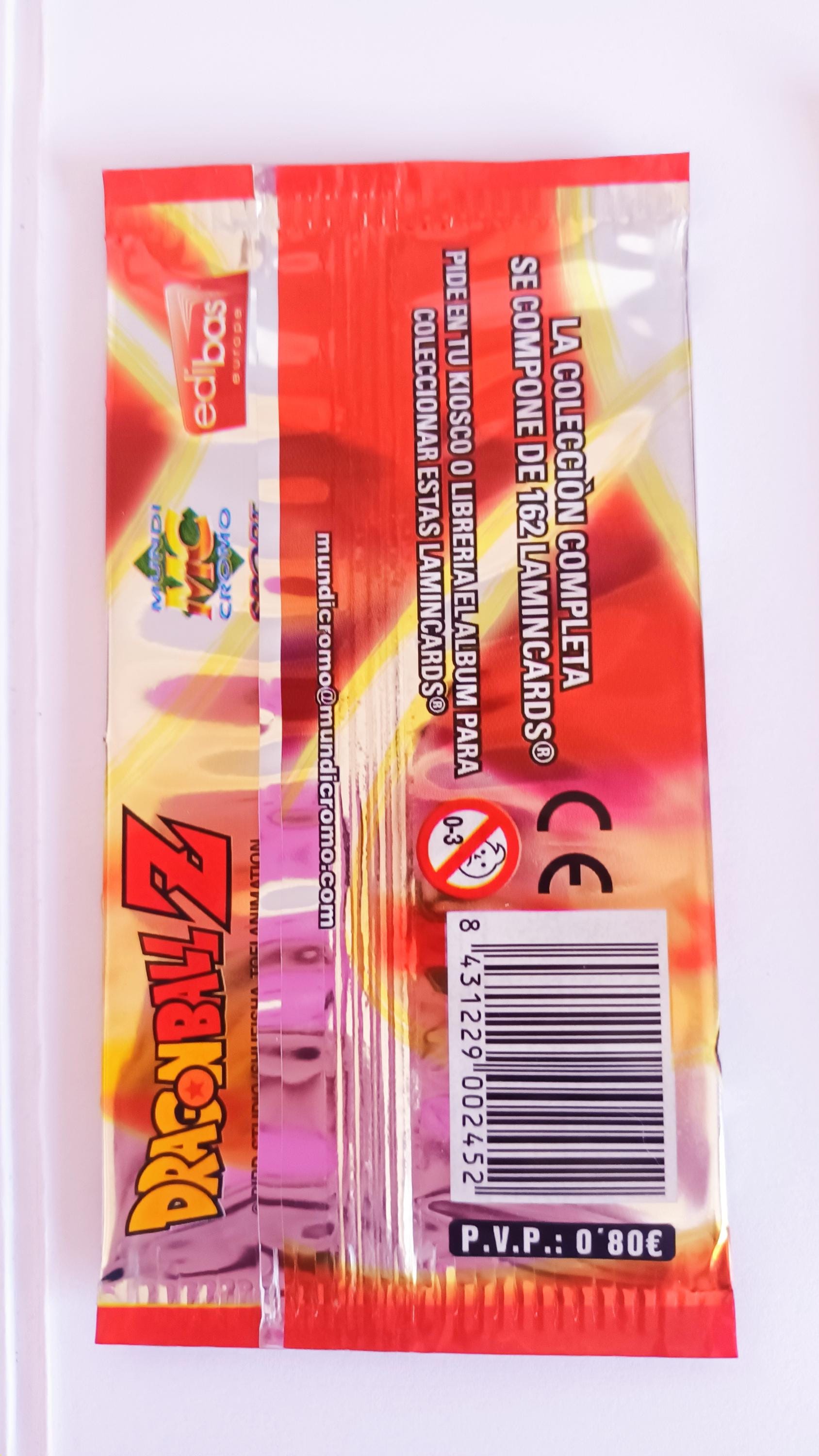 Vintage 1989 and 1996 Dragon Ball Panini Trading Cards - Sealed