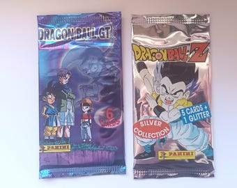Vintage 1989 and 1996 Dragon Ball Panini Trading Cards - Sealed - Dragon Ball Z - Dragon Ball GT - Goku