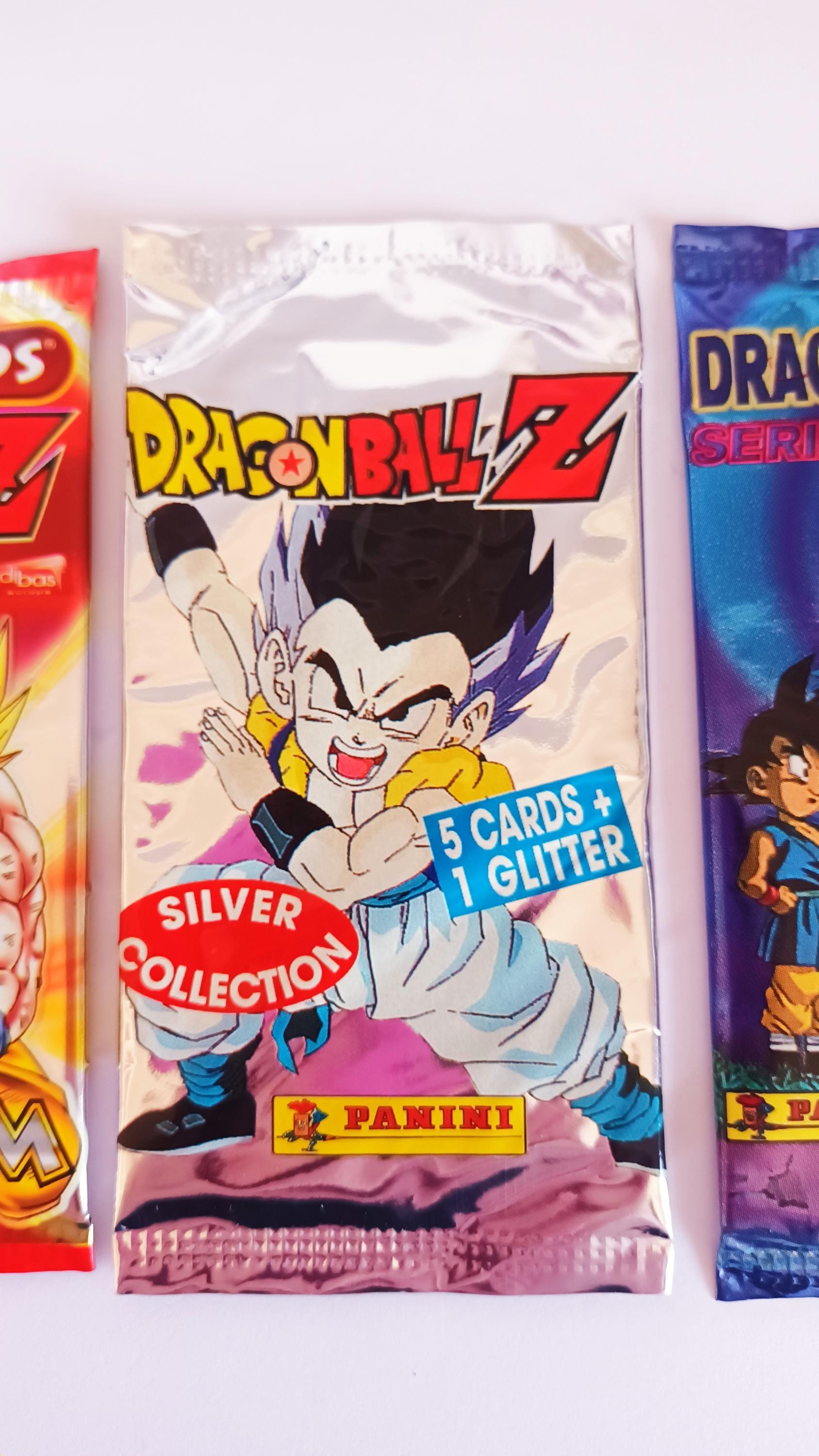 Vintage 1989 and 1996 Dragon Ball Panini Trading Cards - Sealed