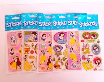 Disney Laser Sticker Sheets Snow White