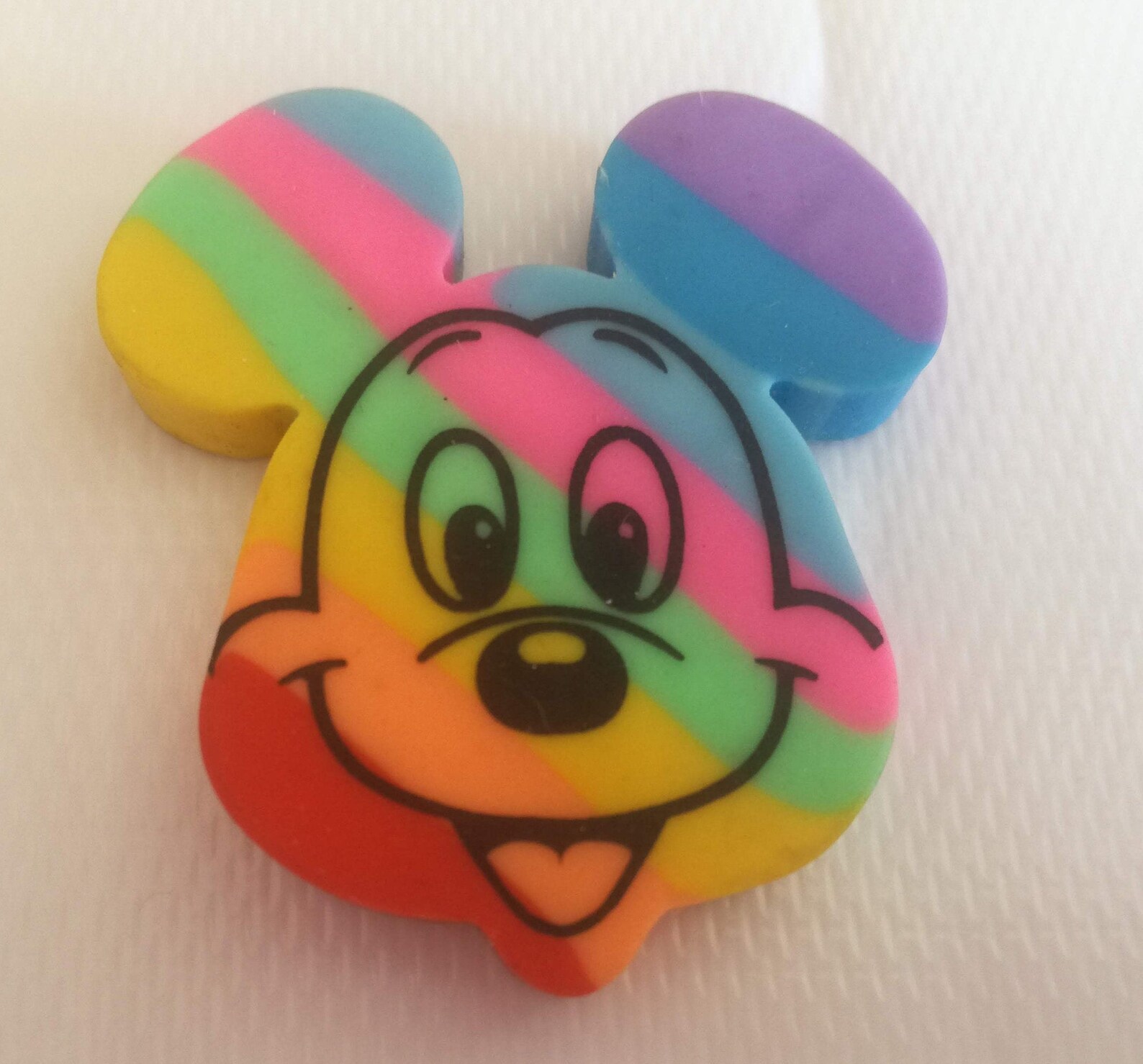 Vintage Mickey Mouse Rainbow Eraser Disney From the Etsy