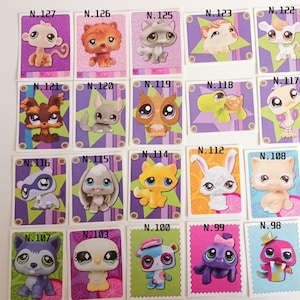 LPS Littlest pet Shop Panini Stickers - Pour l’album d’autocollants Panini - Cartes à collectionner - Le cercueil secret