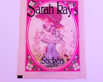 Vintage 1991 Sarah Kay Sticker Pack - Trading Cards - John Sands - Stickline - Unopened