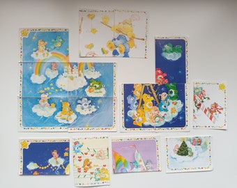 Vintage 1985 Care Bear Panini Stickers - For Care Bear Panini Sticker Album - Trading Cards