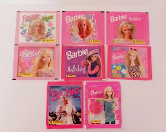 Vintage Barbie Panini Stickers - For Barbie Panini Sticker Album - Trading Cards - Unopened - Different years