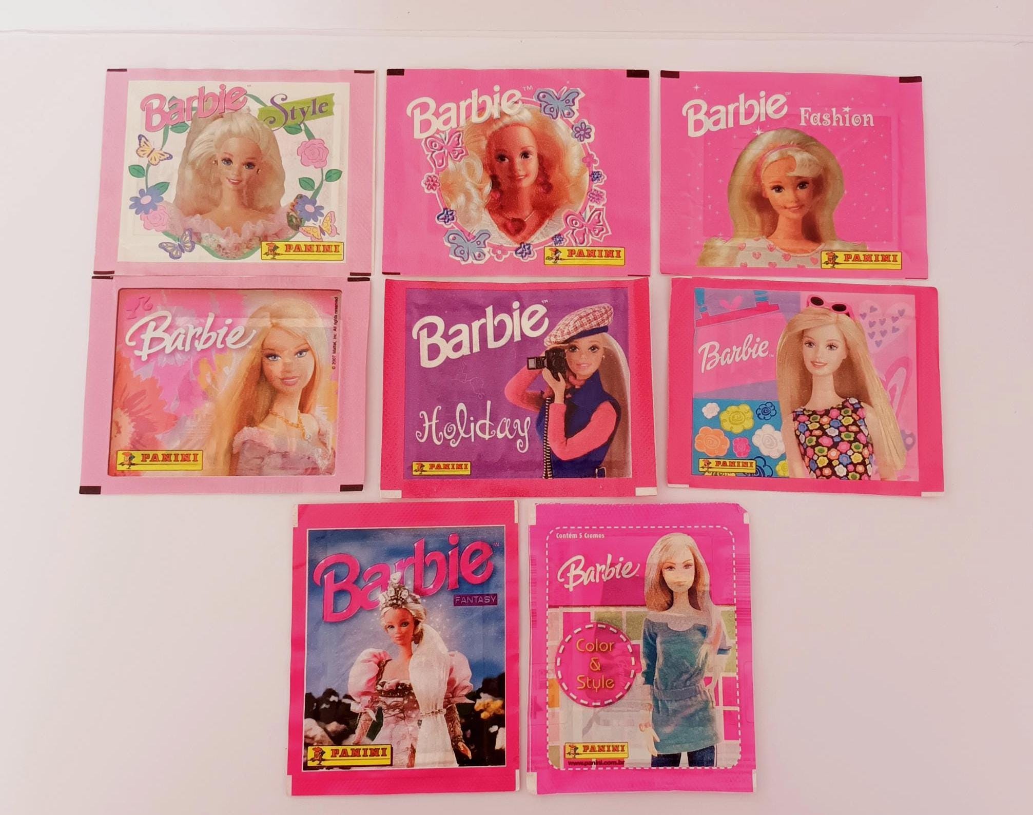 Vintage Barbie Panini Stickers - For Barbie Panini Sticker Album - Trading Cards - Unopened - Different years