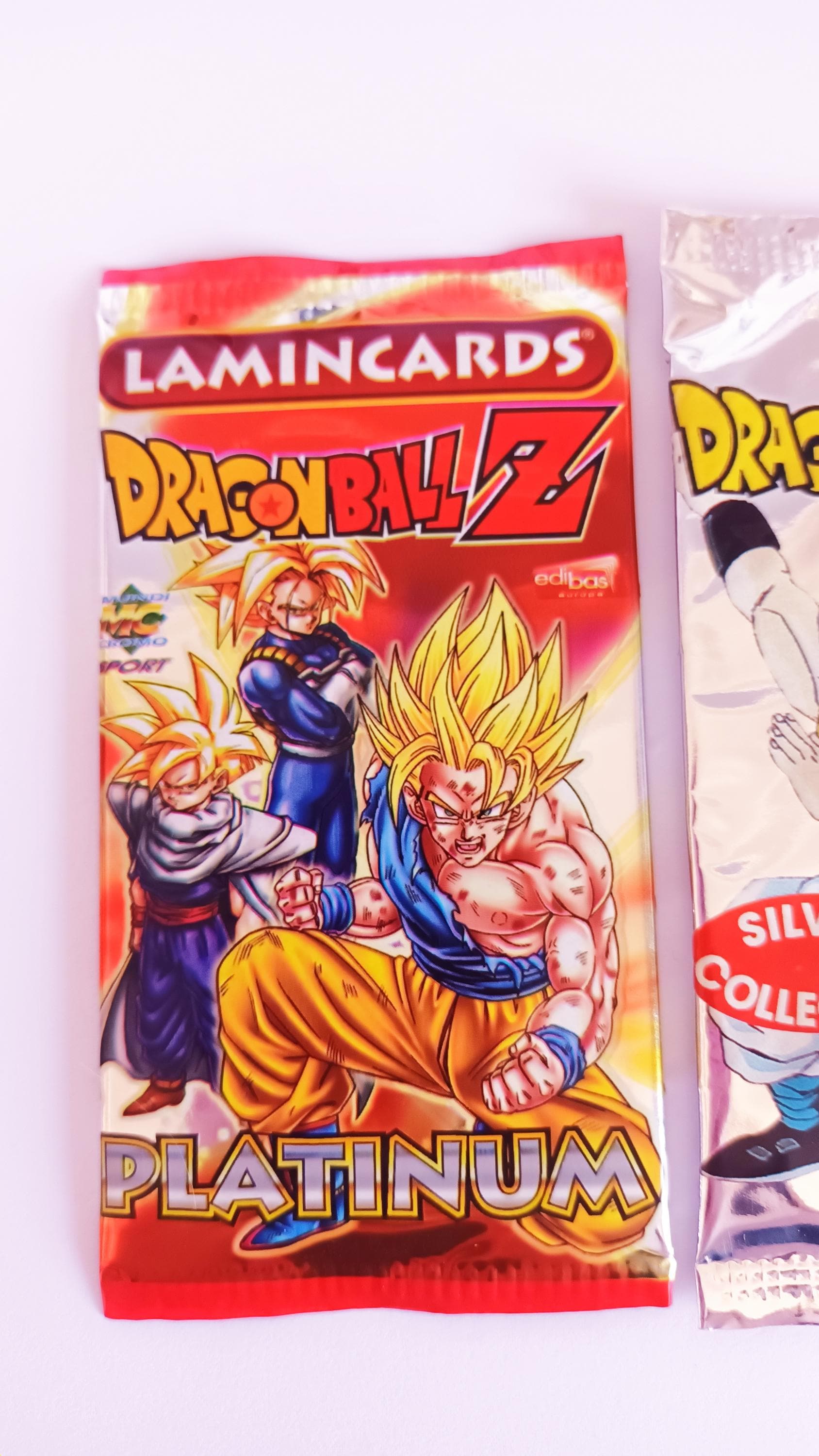 Vintage 1989 and 1996 Dragon Ball Panini Trading Cards - Sealed