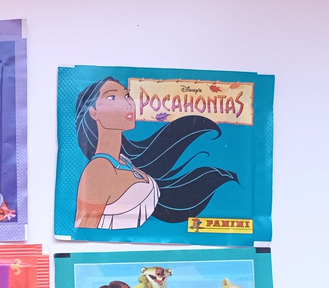 panini Disney ディズニー　ポカホンタス　トレーディングカード Vintage Disney Trading Cards - Sealed - Panini Stickers