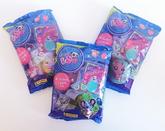 LPS Littlest pet Shop 1 Secret Box and 5 stickers - Travel Journal - 1 Pack - New - Unopened - Panini