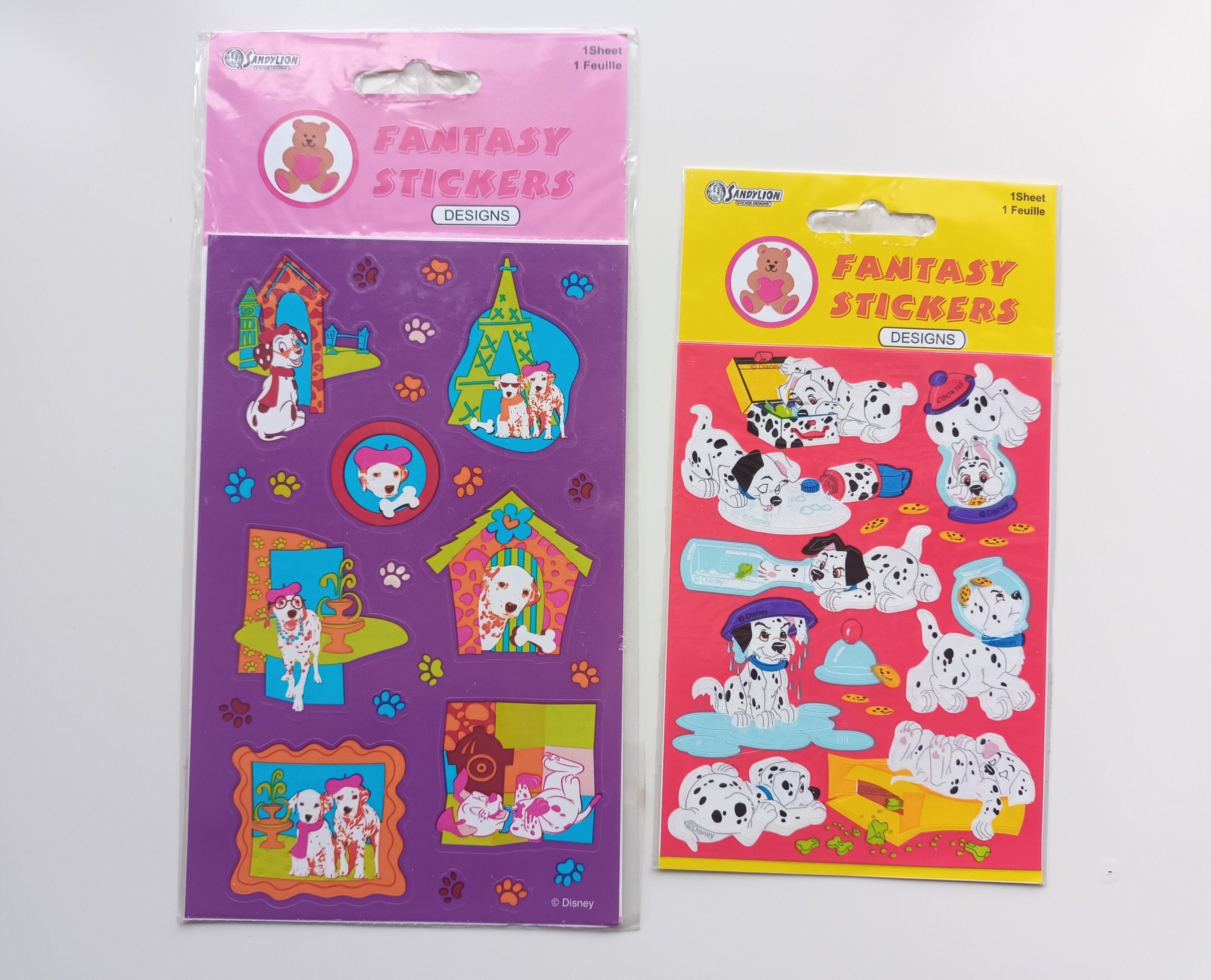 Sandylion Disney 101 Dalmatians Maxi Sticker Sheet - Unopened - From the  90s - Vintage - Maxi Sheets - Kromekote - Etsy