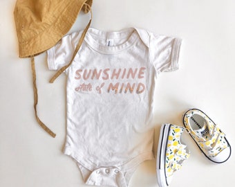 California girl onesie, boho baby girl onesie, California poppy onesie, sunshine girl, beach baby, baby shirt, California girl, Cali gift