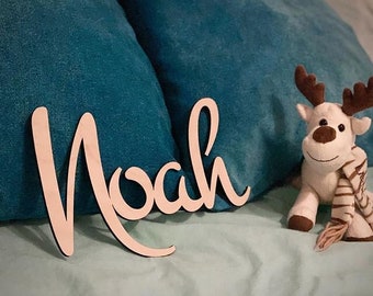 Noah Name Lettering. Template file for laser cutting