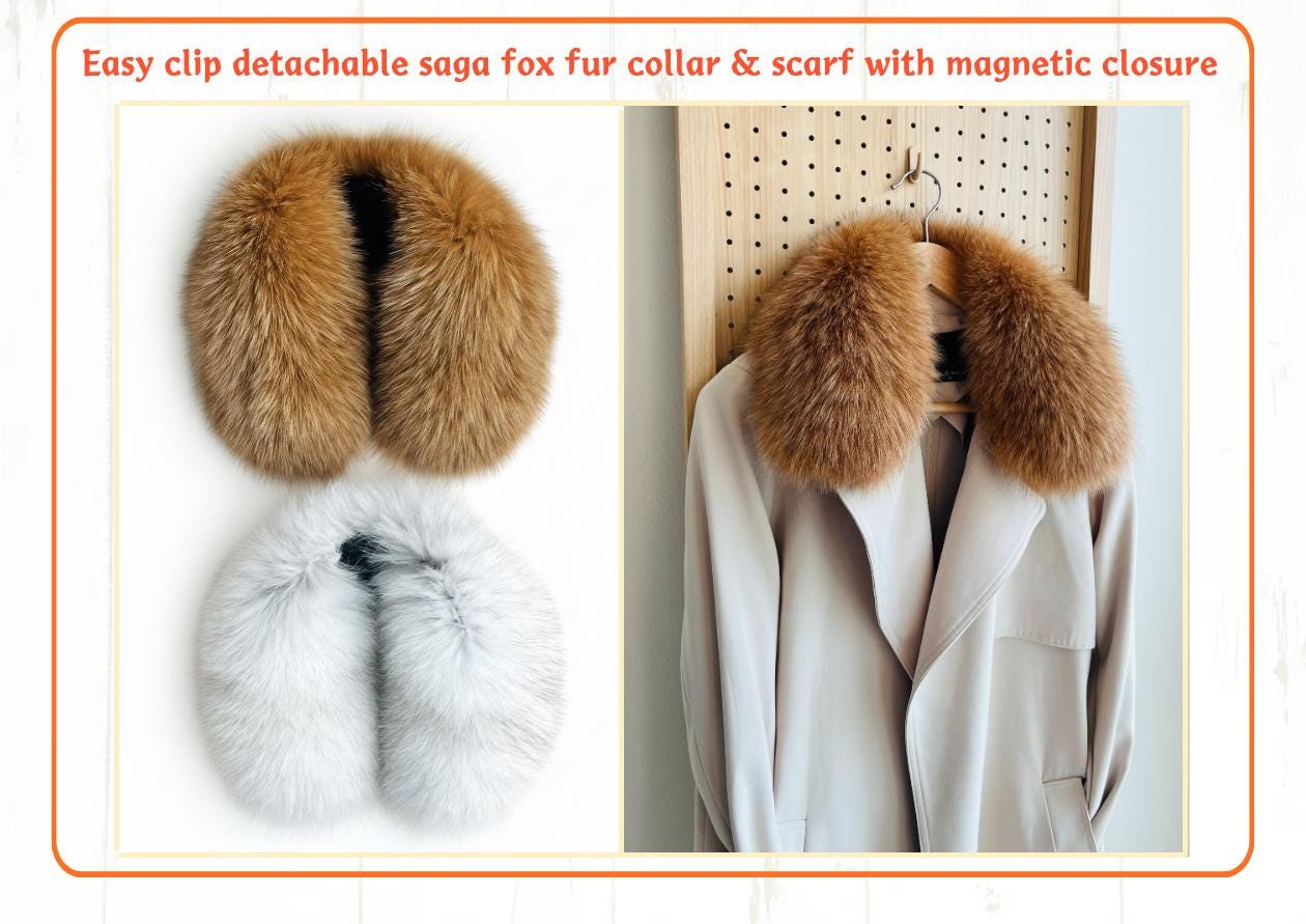 Saga Fox Fur Coat - Etsy