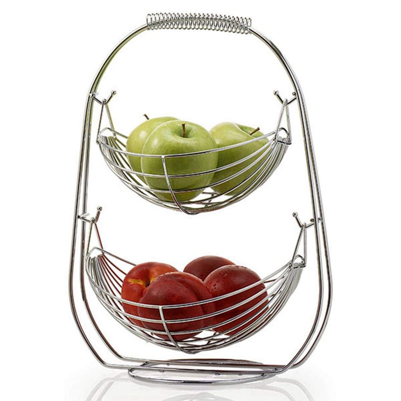 Fruit Basket Bowl Holder/ Produce Metal Basket Rack Display Etsy
