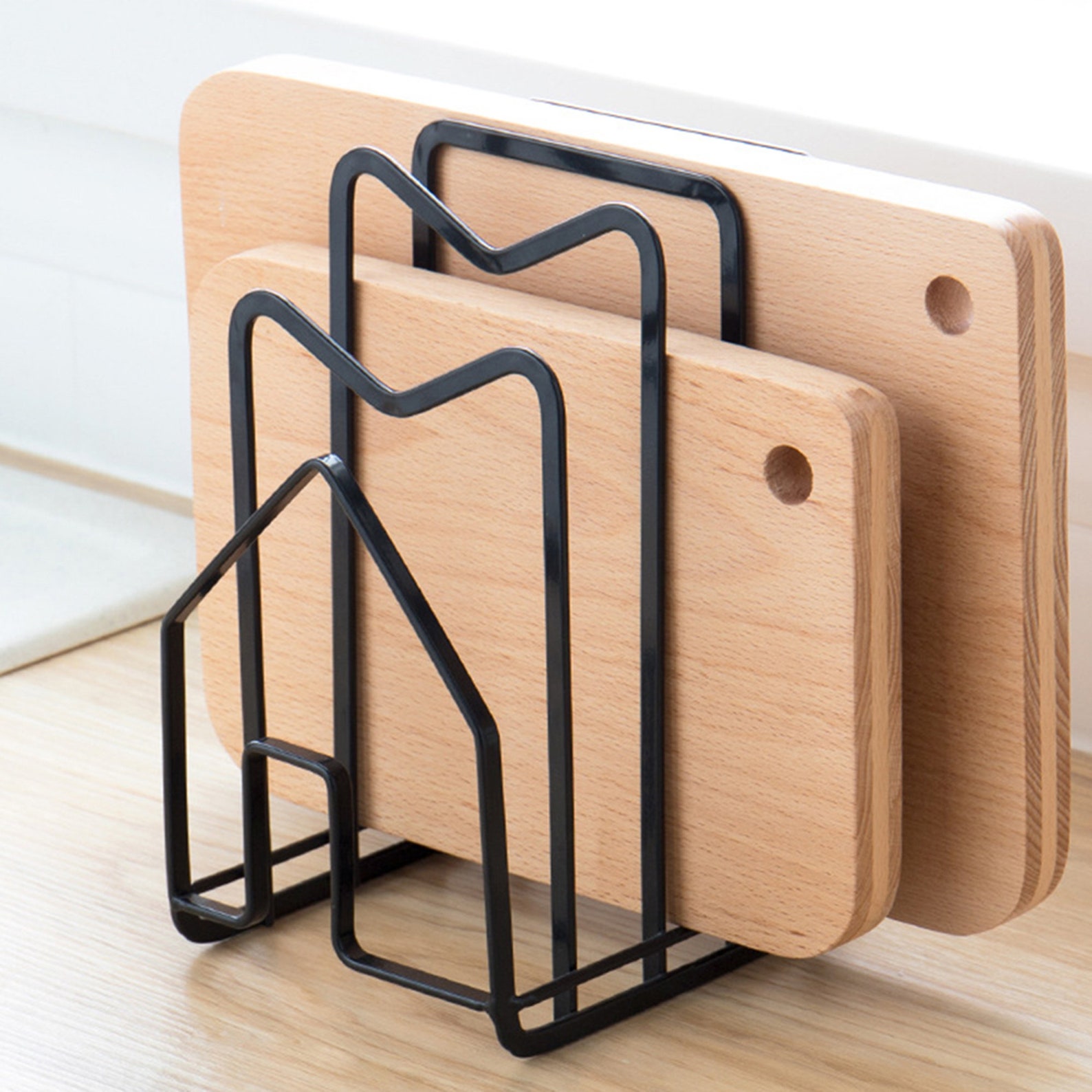 Iron Pot Lid Holder Rack/multi Layer Shelf Stand/kitchen Space Etsy