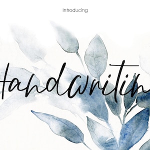 Digital font Calligraphy Handwritten Script Wedding Instant Download fonts Viola Strings