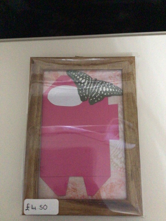 Origami among us photo frame decoration. Etsy