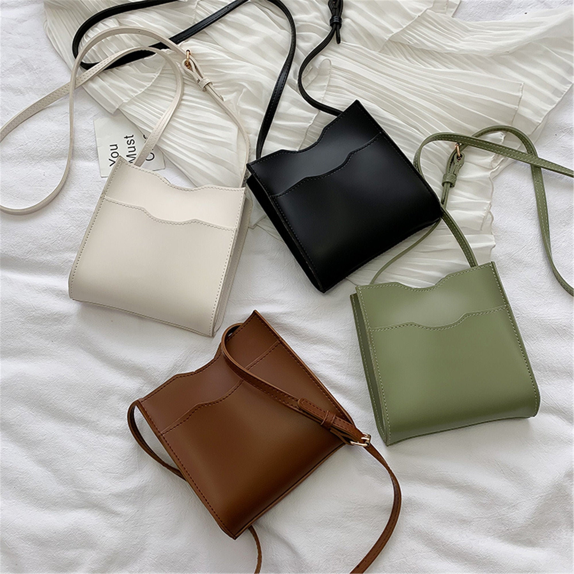 Y2K Vintage Shoulder Bag Ladies Vintage Leather Bag Fashion | Etsy