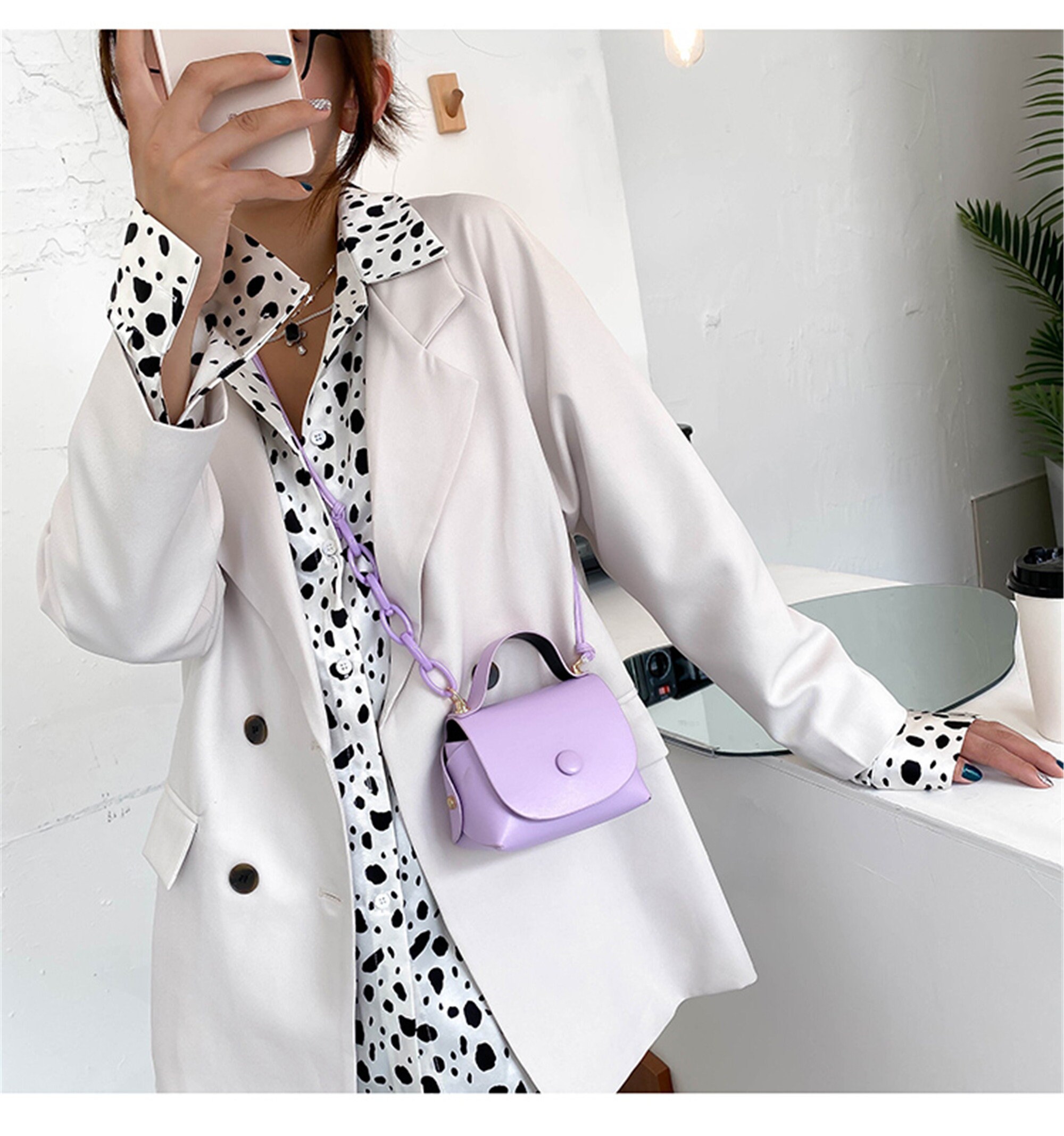 Retro Minimal Crossbody Bag Y2K Fashion Shoulder Bag Y2K Etsy