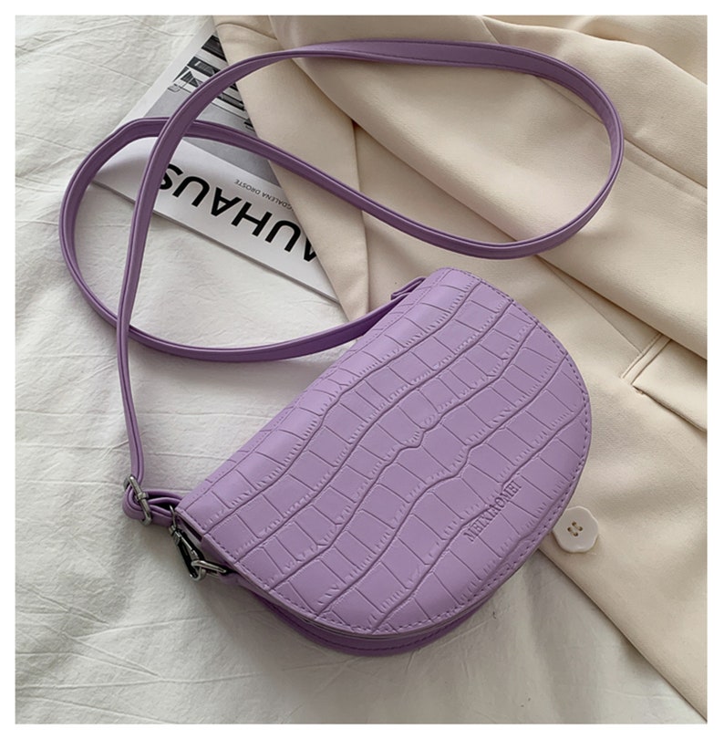 Mother/'s Day Gift Y2K Fashion Tote Bag Vintage Style Bag Baguette Bag Vintage Shoulder Bag,Stone Pattern Saddle Bag,Fashion Shoulder Bag