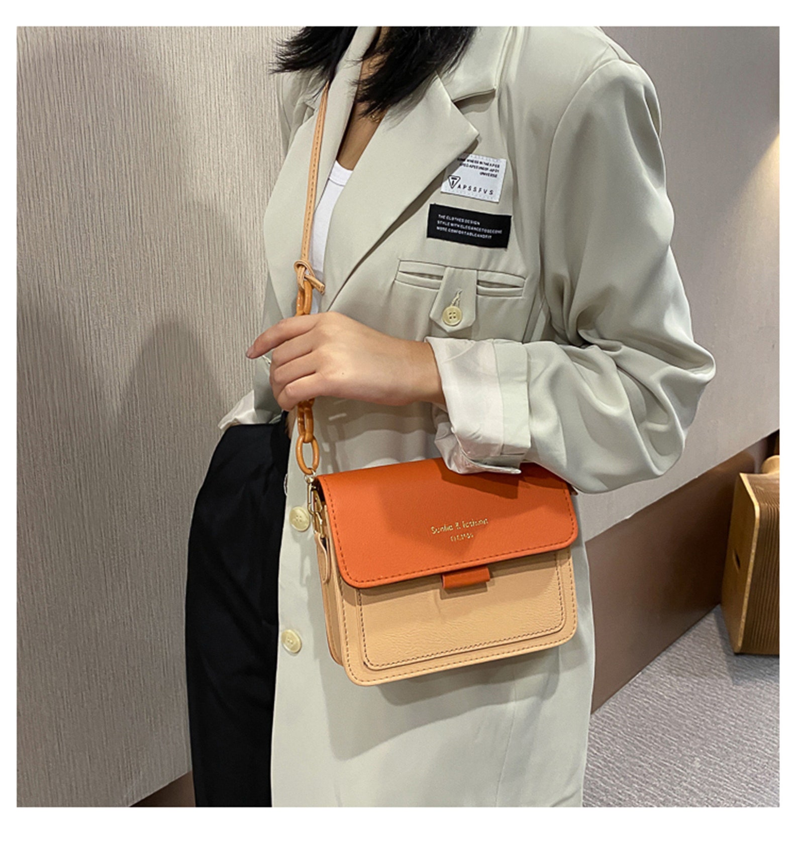 Retro Minimal Crossbody Bag Y2K Fashion Shoulder Bag Y2K Etsy