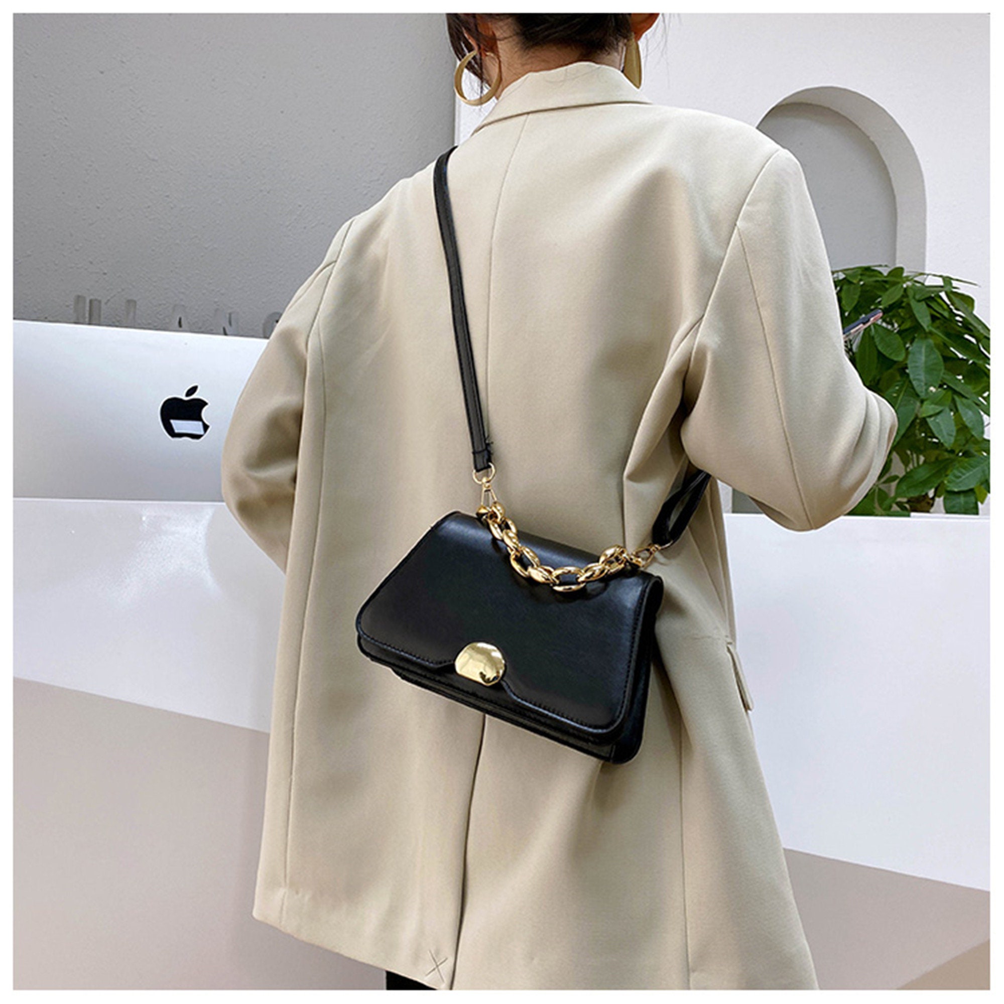 Y2K Vintage Crossbody Bag Retro Leather Bag Handbags Casual Etsy