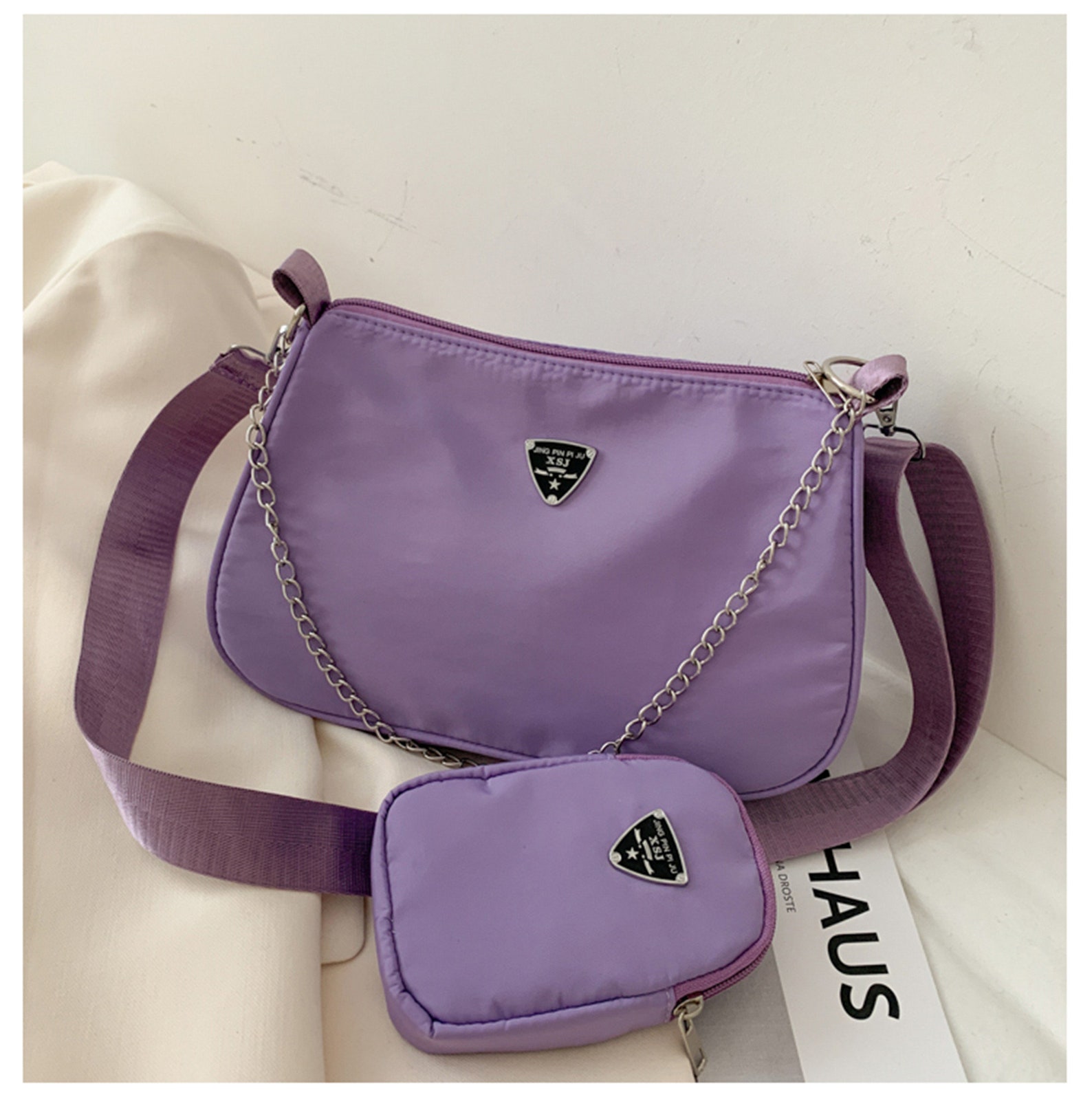 Fashionable Nylon Shoulder Bag Fashion Chest Bag Y2K Tote Etsy