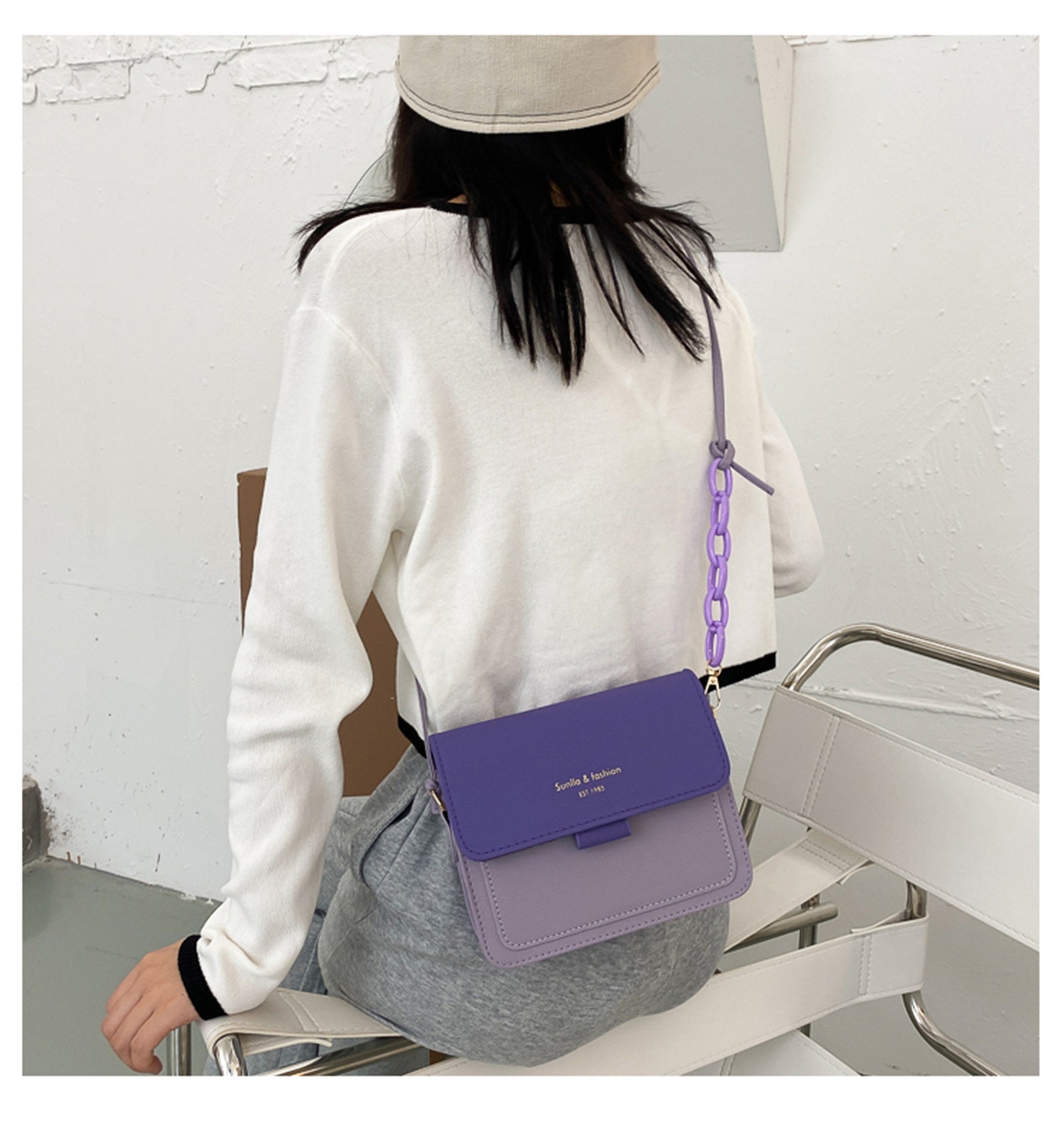 Retro Minimal Crossbody Bag Y2K Fashion Shoulder Bag Y2K Etsy Ireland