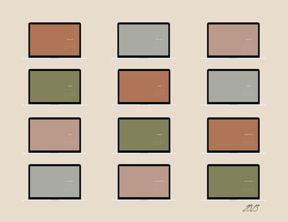 January 2023 wallpaper calendar