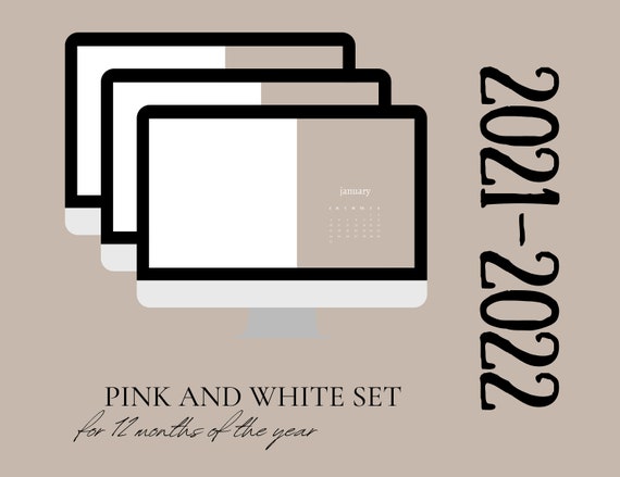 2021 2022 Calendar Desktop Wallpaper November 2021 | Etsy