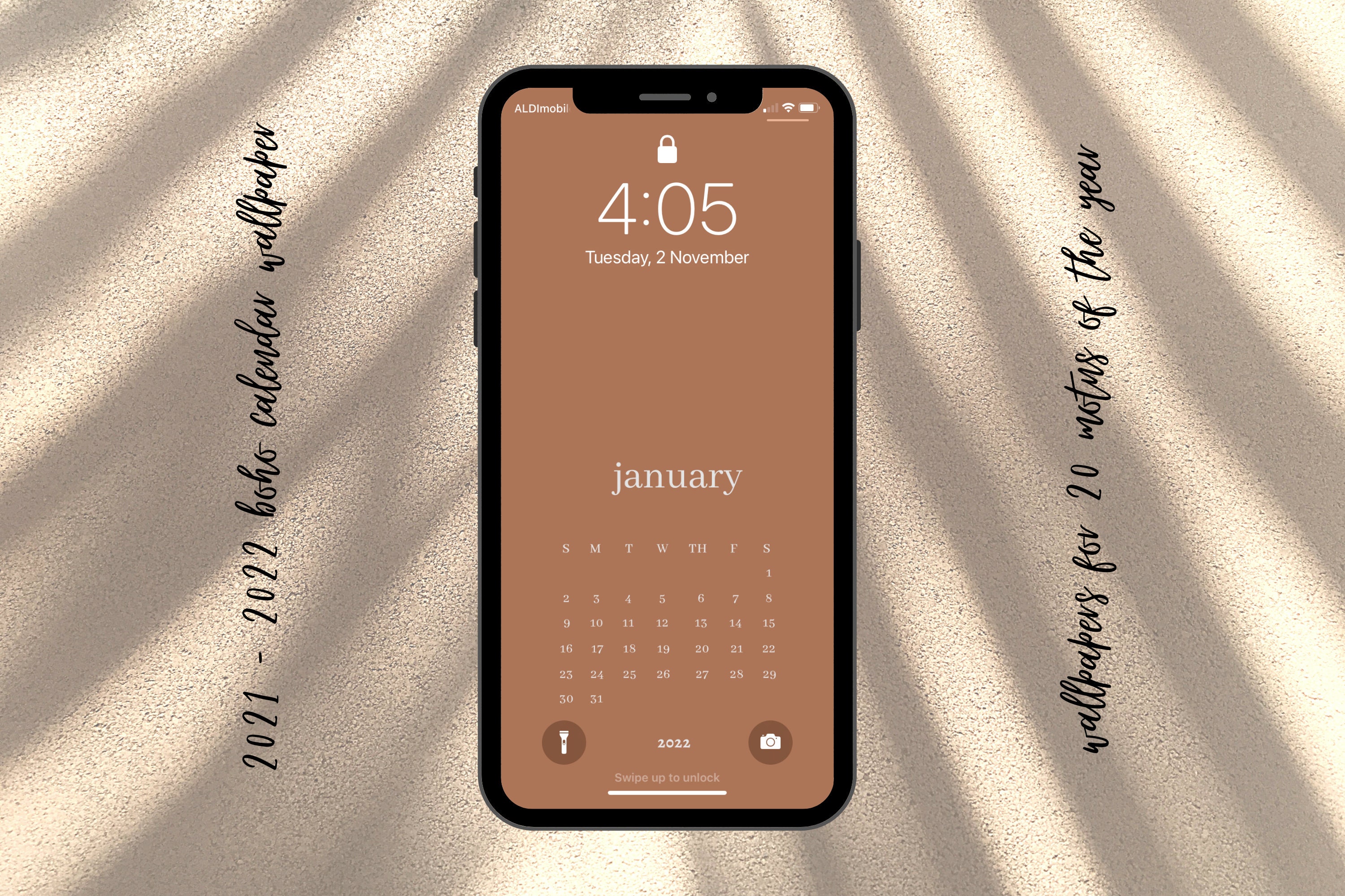 December 2022 Calendar Wallpaper Iphone Wallpaper 2021 Calendar November 2021 December | Etsy Canada