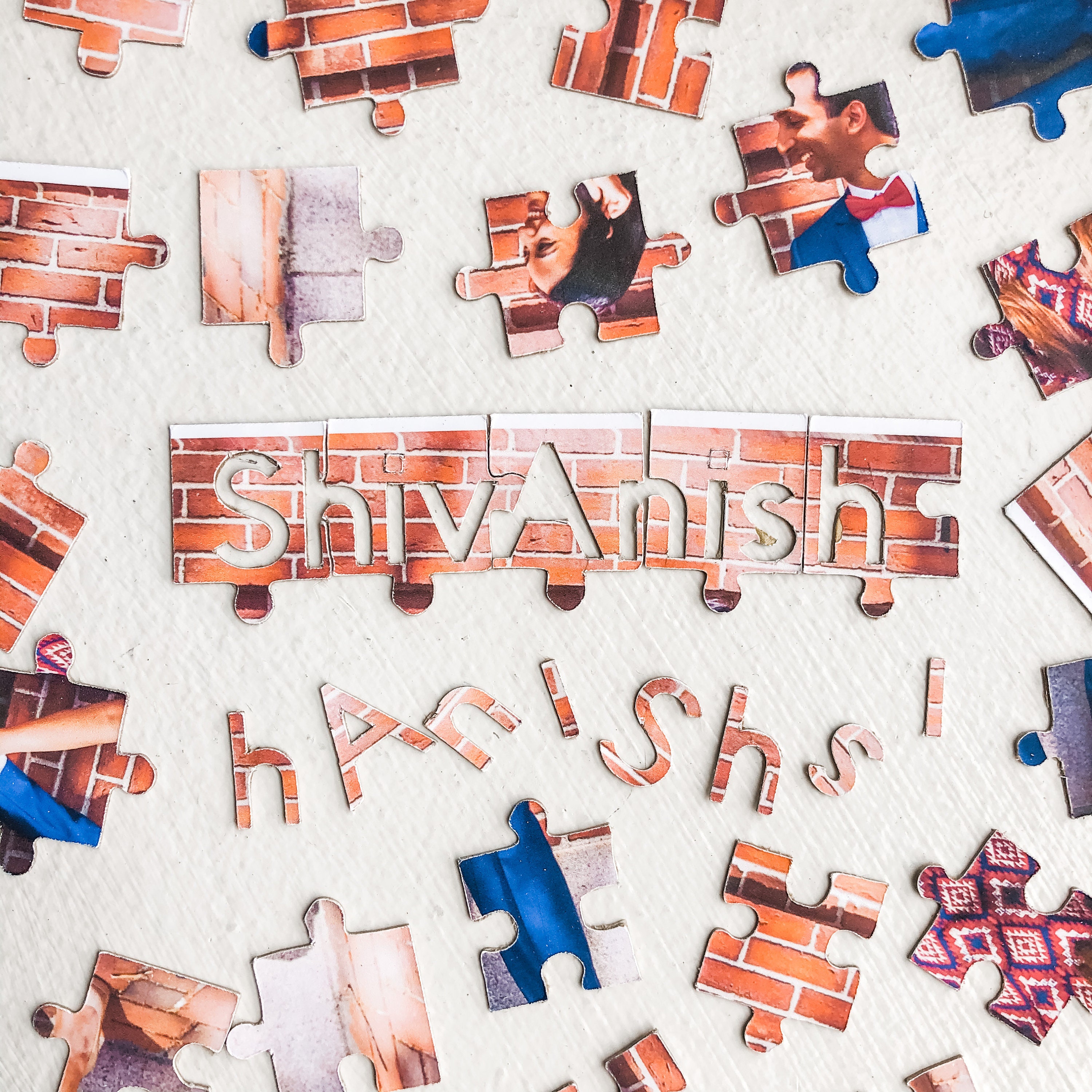 Personalized Puzzle With Custom Secret Message Etsy