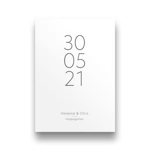 Hochzeitsgeschenk personalisiert | Glückwunschkarte Hochzeit | Karte Hochzeit personalisiert | Geschenk zur Hochzeit | Brautpaar Geschenk