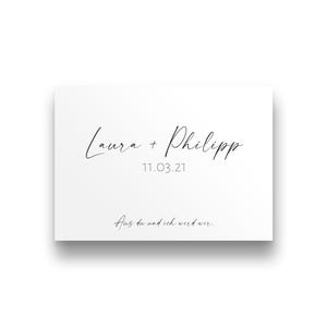 Hochzeitsgeschenk personalisiert | Glückwunschkarte Hochzeit | Karte Hochzeit personalisiert | Geschenk zur Hochzeit | Brautpaar Geschenk