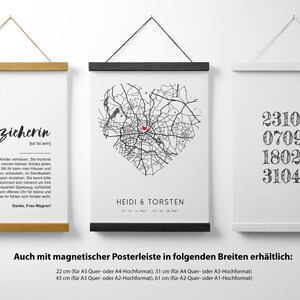 Personalisiertes Hochzeitsgeschenk Koordinatenbild Geschenk Hochzeit Geschenk Valentinstag Jahrestag Hochzeitstag Verlobung Bild 8