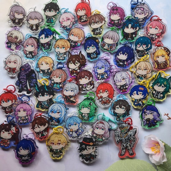 Honkai Star Rail Mini Charms Keychains