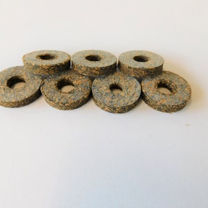 20 pieces rubber cork M6 20mm x 7mm x 4mm image 2